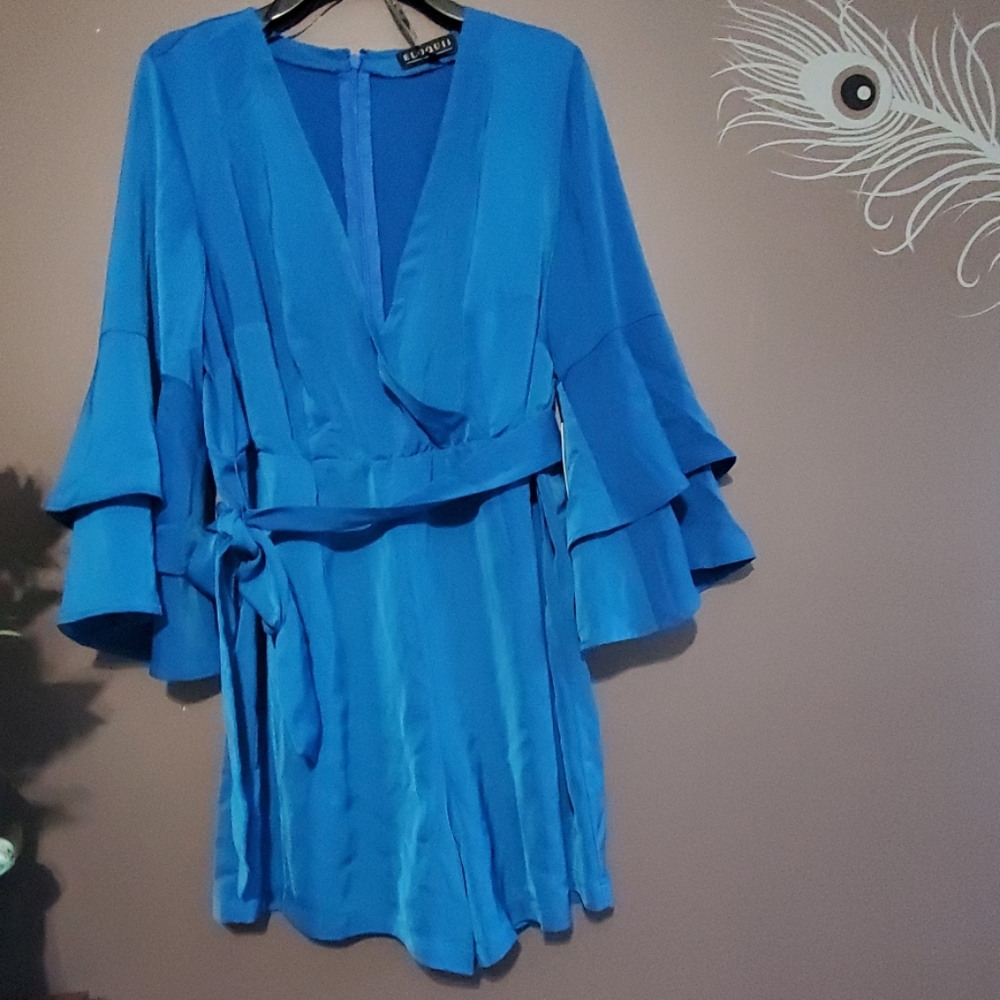 Eloquii Belted Romper. Sz. 16. NWT.